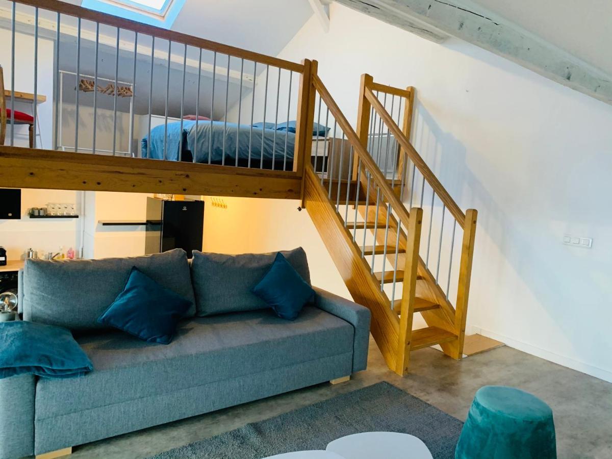 Loft 60M2 2-4 Personnes Avec Garage Et Wifi 3 Rue St Joseph St Etienne Proche Centre-Ville Saint-Etienne  Luaran gambar